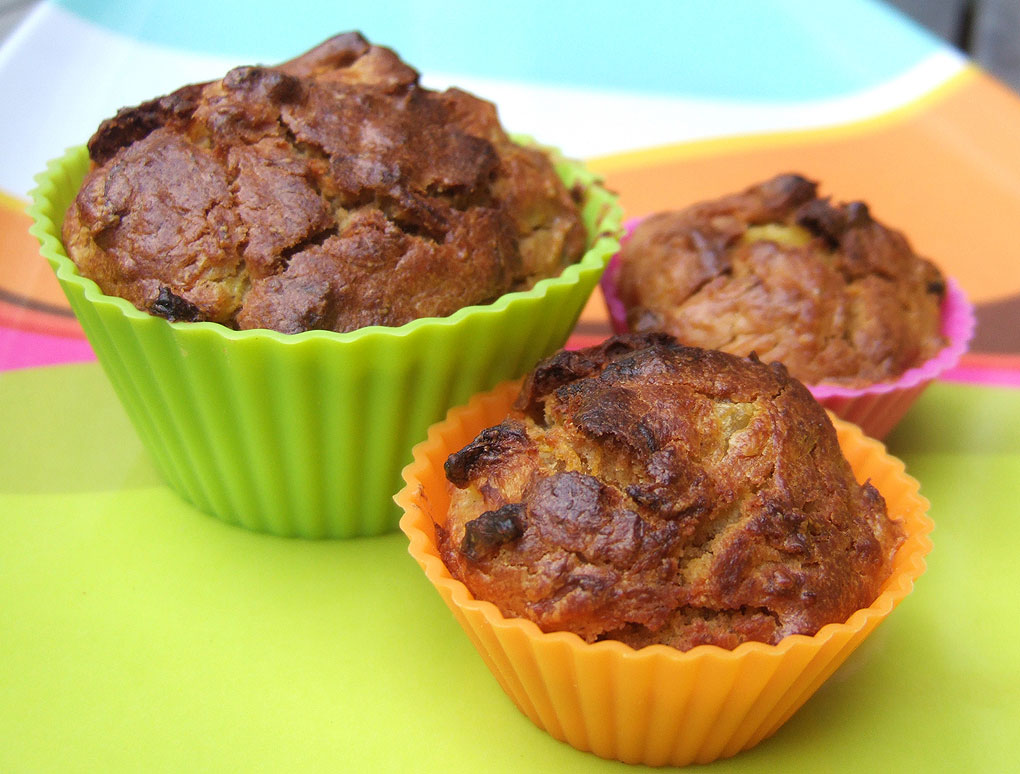 Ananászos, répás muffin