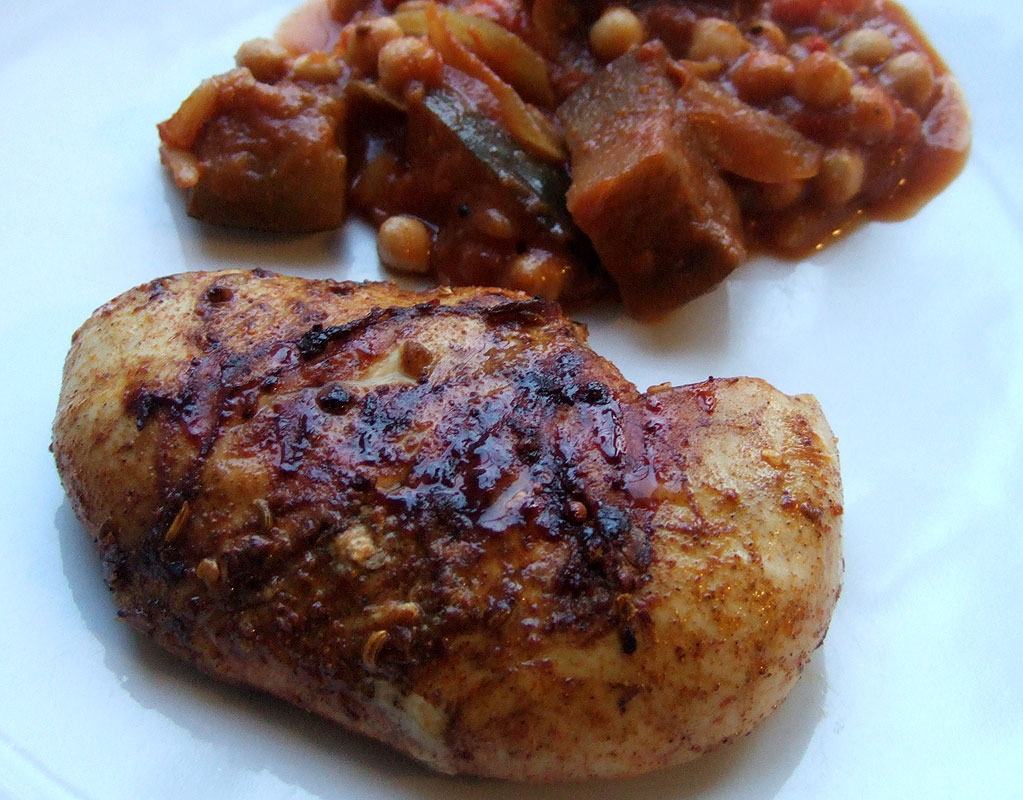 Arab grillezett csirkemell
