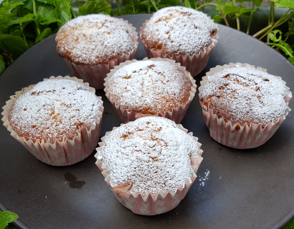 Citromos-bodzás muffin