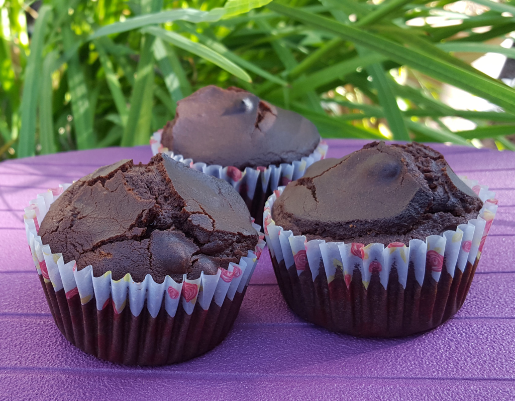 Csokis-mogyorós gluténmentes muffin