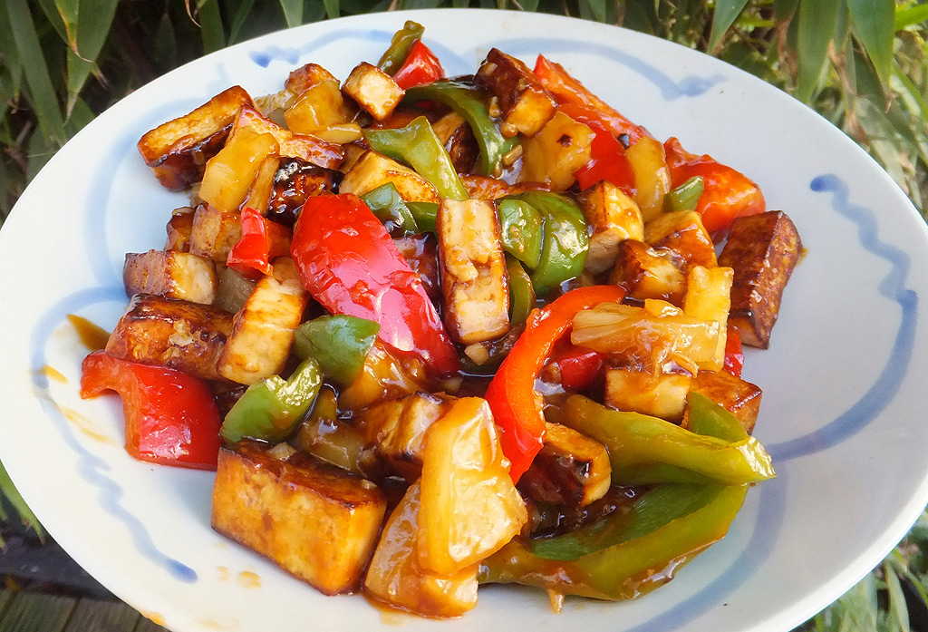 Édes-savanyú tofu