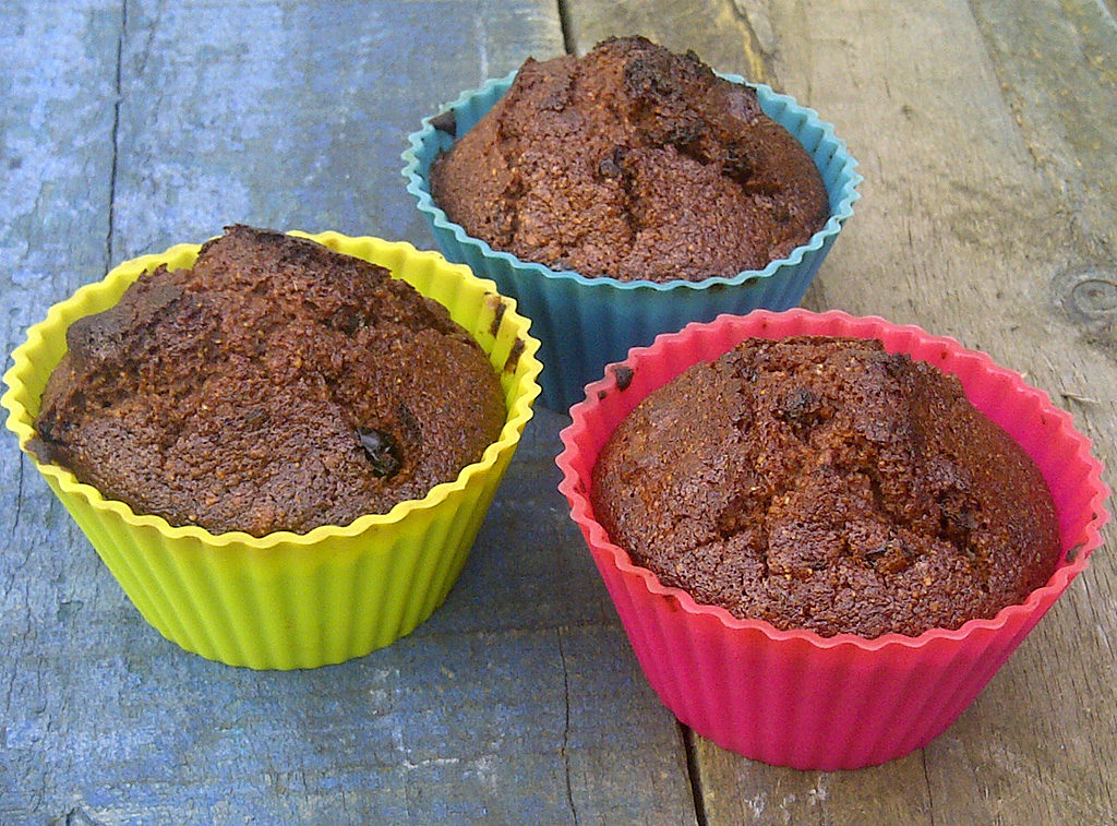 Kakaós-diós muffin