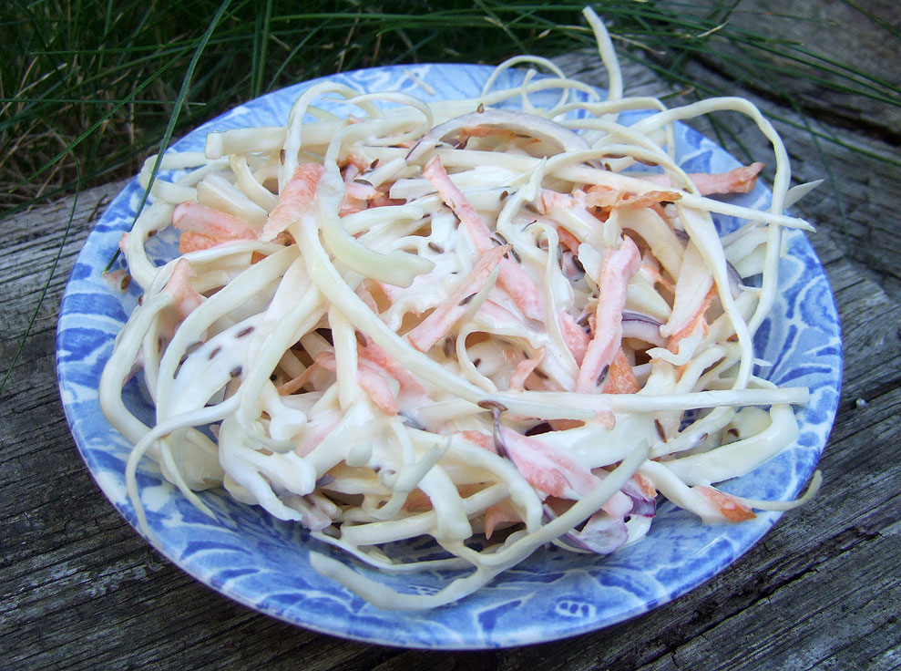 Pikáns coleslaw